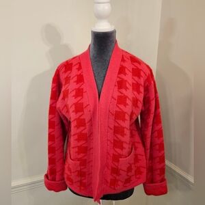 JODIFL Red Cozy Cardigan
